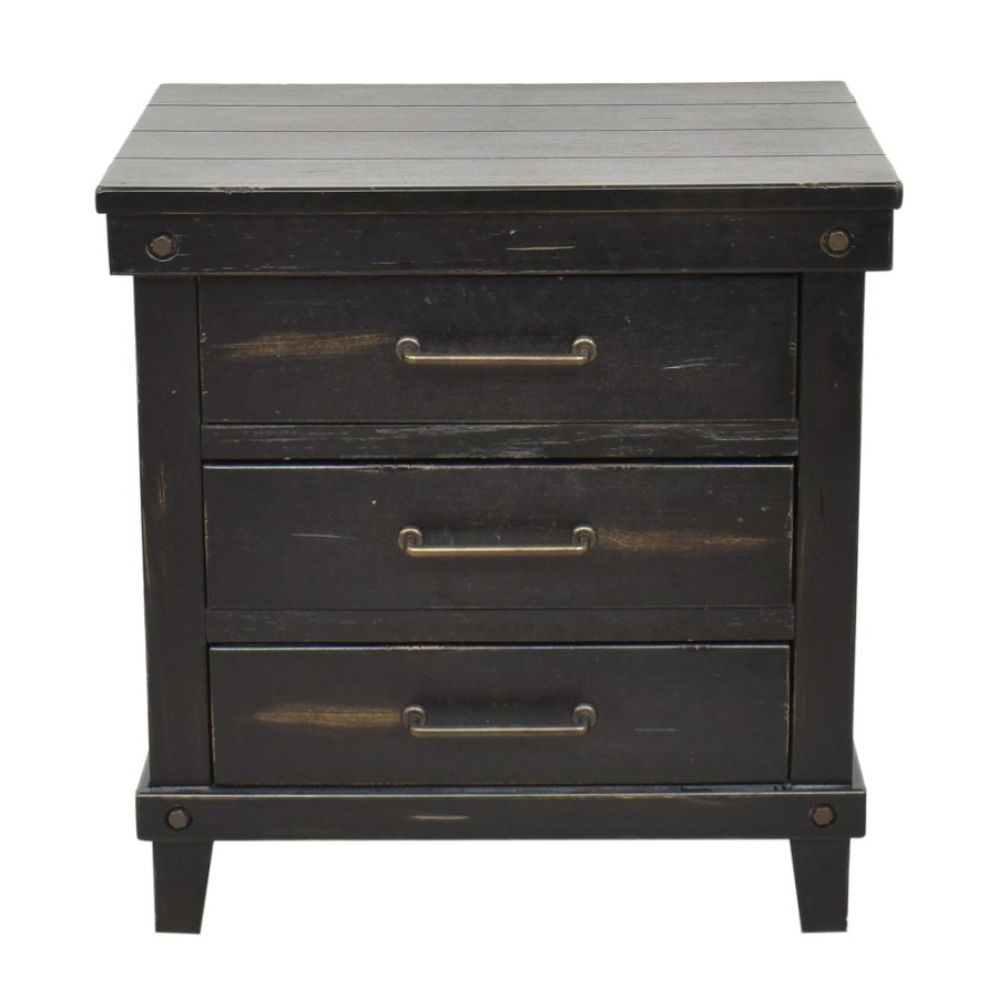 Tables Wayfair  | Wayfair Bernard’S Spruce Creek Three Drawer Nightstand