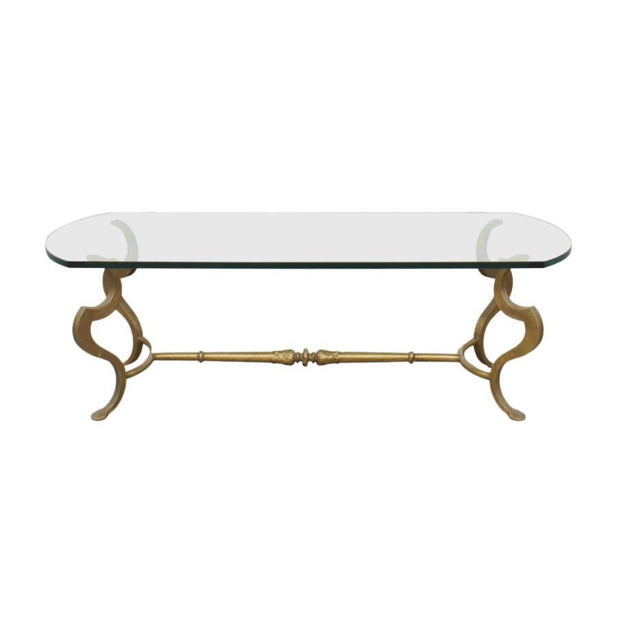 Tables Unknown  | Transparent Racetrack Coffee Table