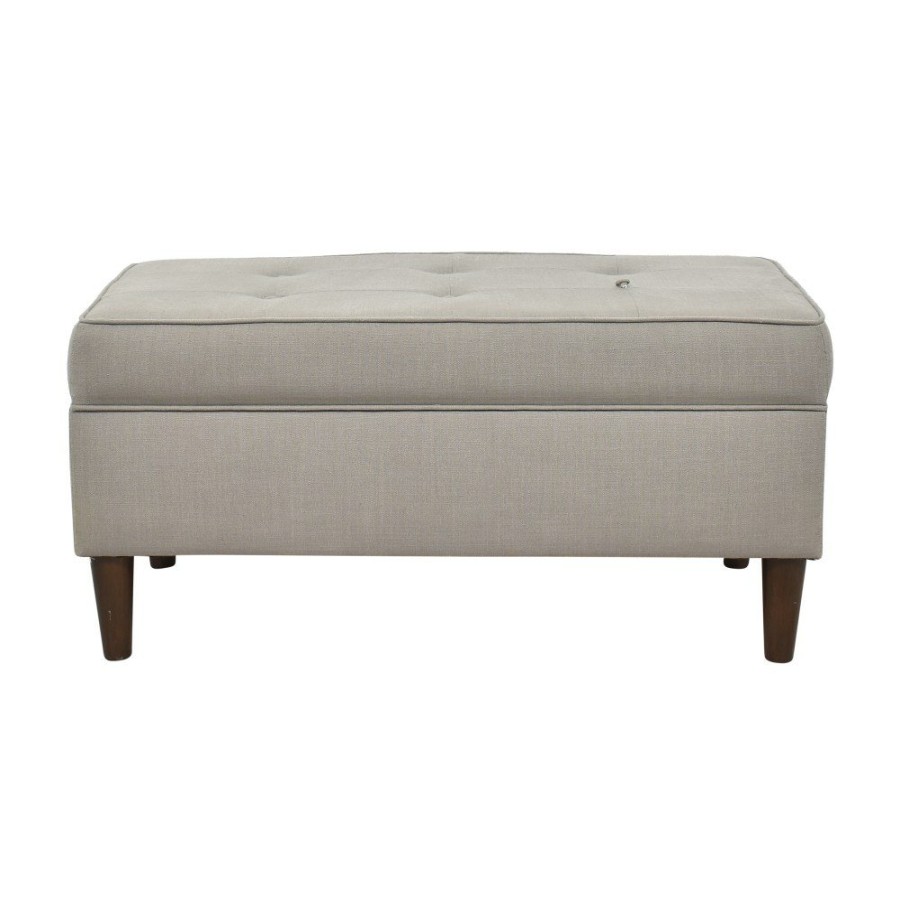 Storage Skyline Furniture  | Skyline Furniture Tufted Storage Ottoman