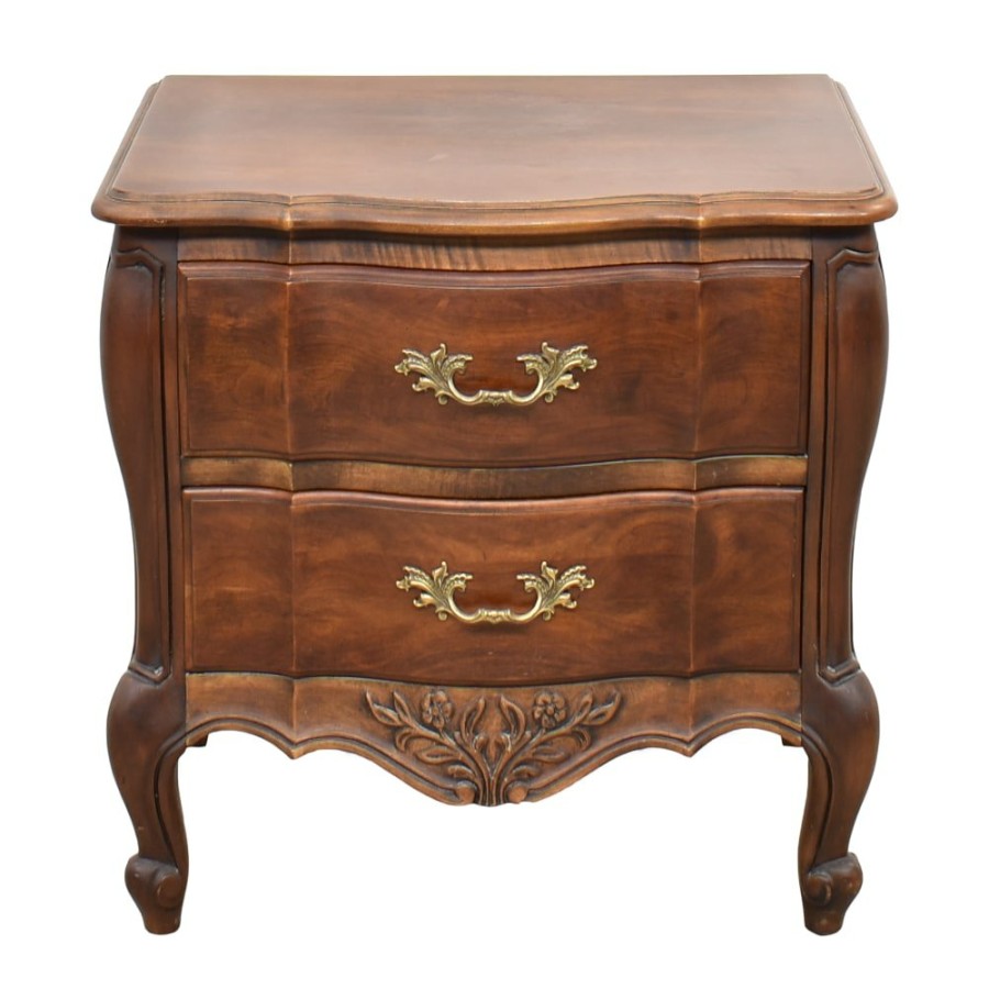 Storage White Fine Furniture  | White Fine Furniture French Provincial End Table