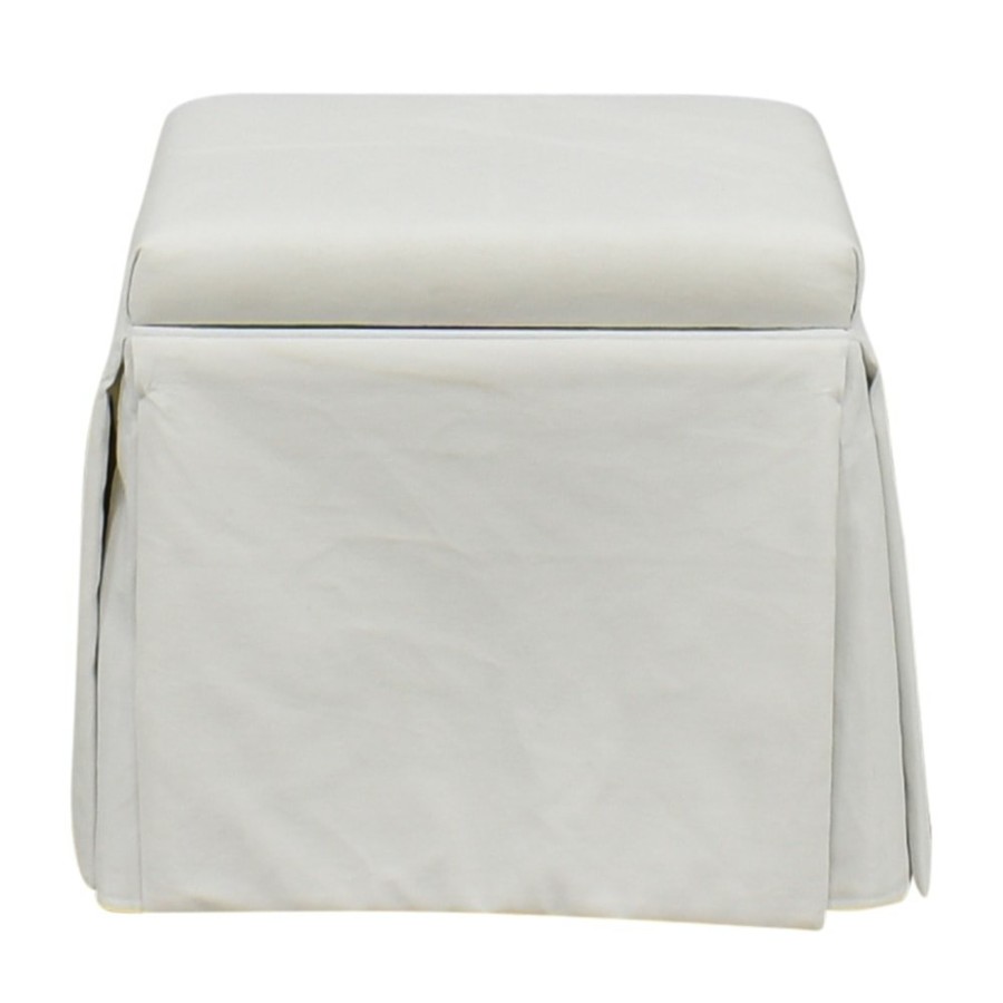 Storage The Inside  | The Inside Skirted Storage Ottoman