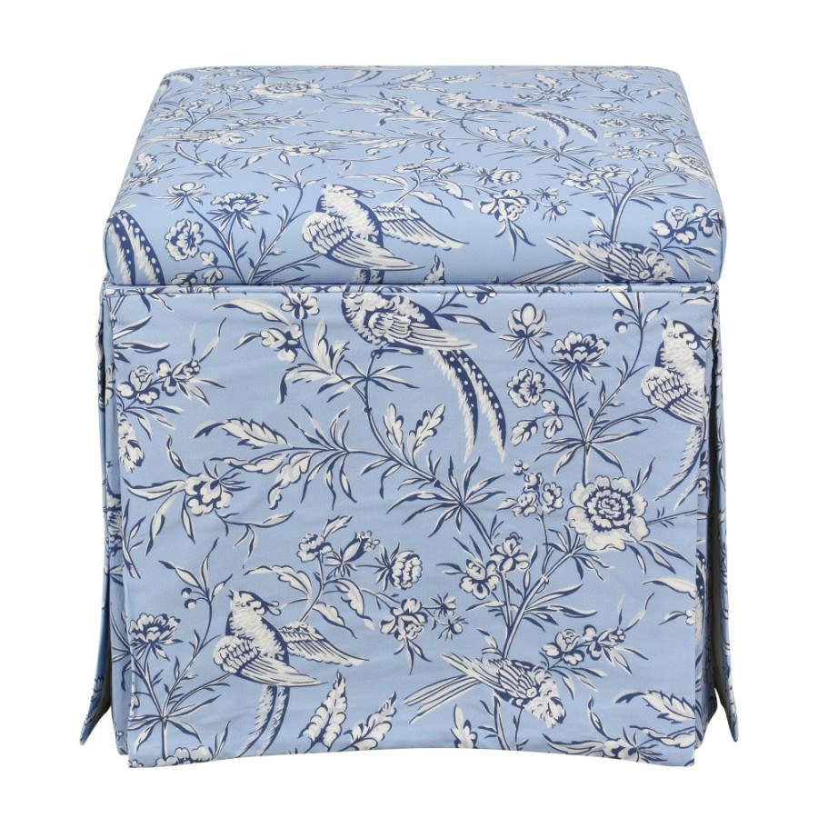 Storage The Inside  | The Inside Skirted Storage Ottoman