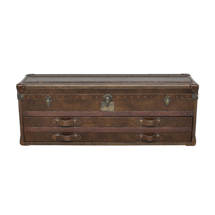 Storage Restoration Hardware  | Restoration Hardware Mayfair Steamer Trunk Low Chest