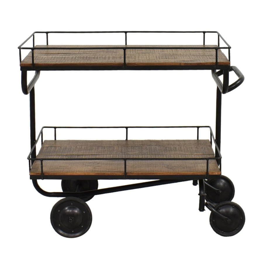 Tables Restoration Hardware  | Restoration Hardware Warehouse Trolley Bar Cart