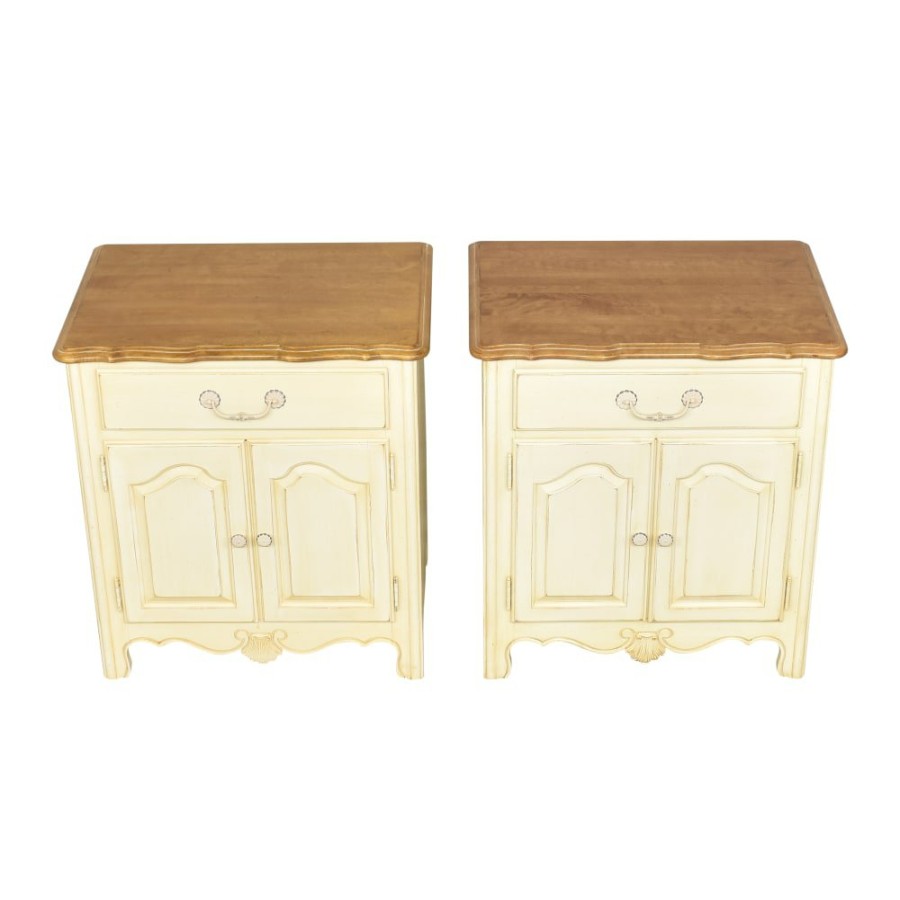 Tables Ethan Allen  | Ethan Allen French Country Nightstands