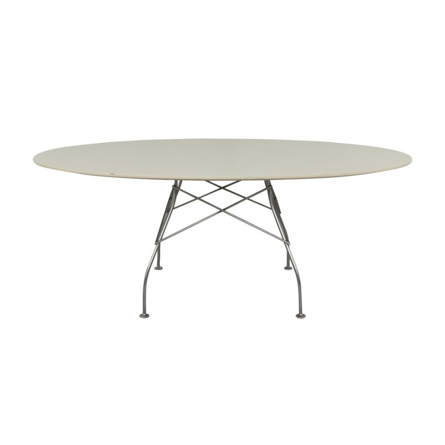 Tables Kartell  | Kartell By Antonio Citterio Glossy Oval Dining Table