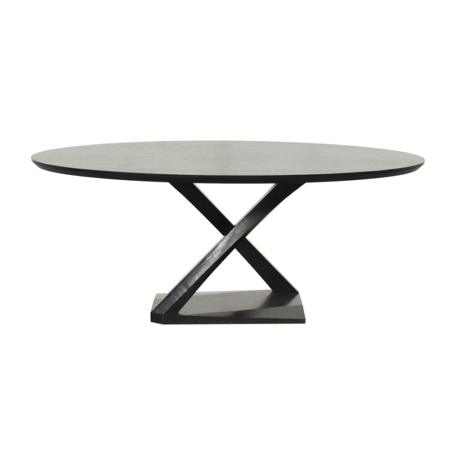 Tables Unknown  | Custom Contemporary X-Base Dining Table