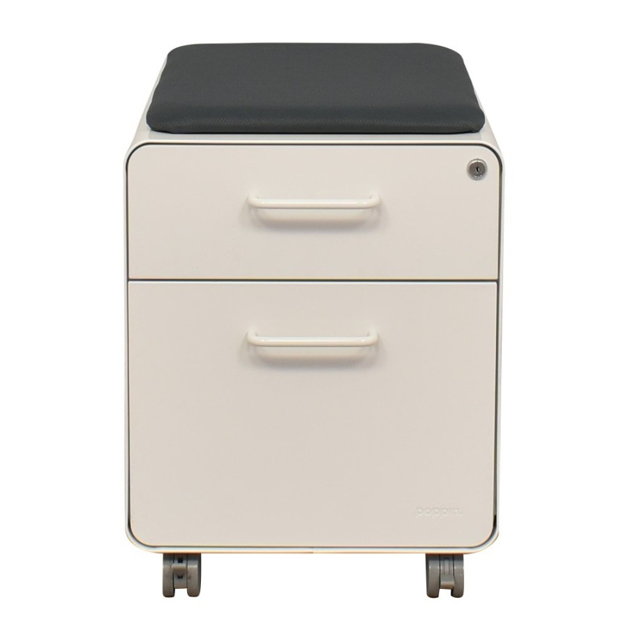 Storage Poppin  | Poppin Mini Stow Two Drawer Filing Cabinet