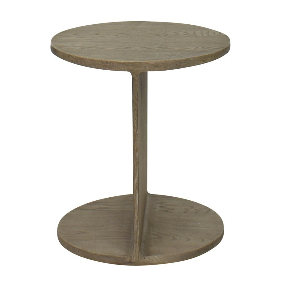 Tables Restoration Hardware  | Restoration Hardware I Beam Round Side Table