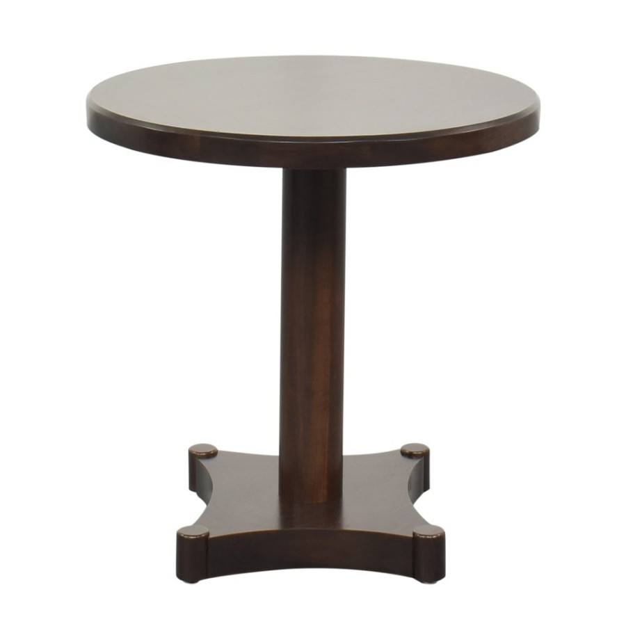 Tables Unknown  | Round Pedestal End Table