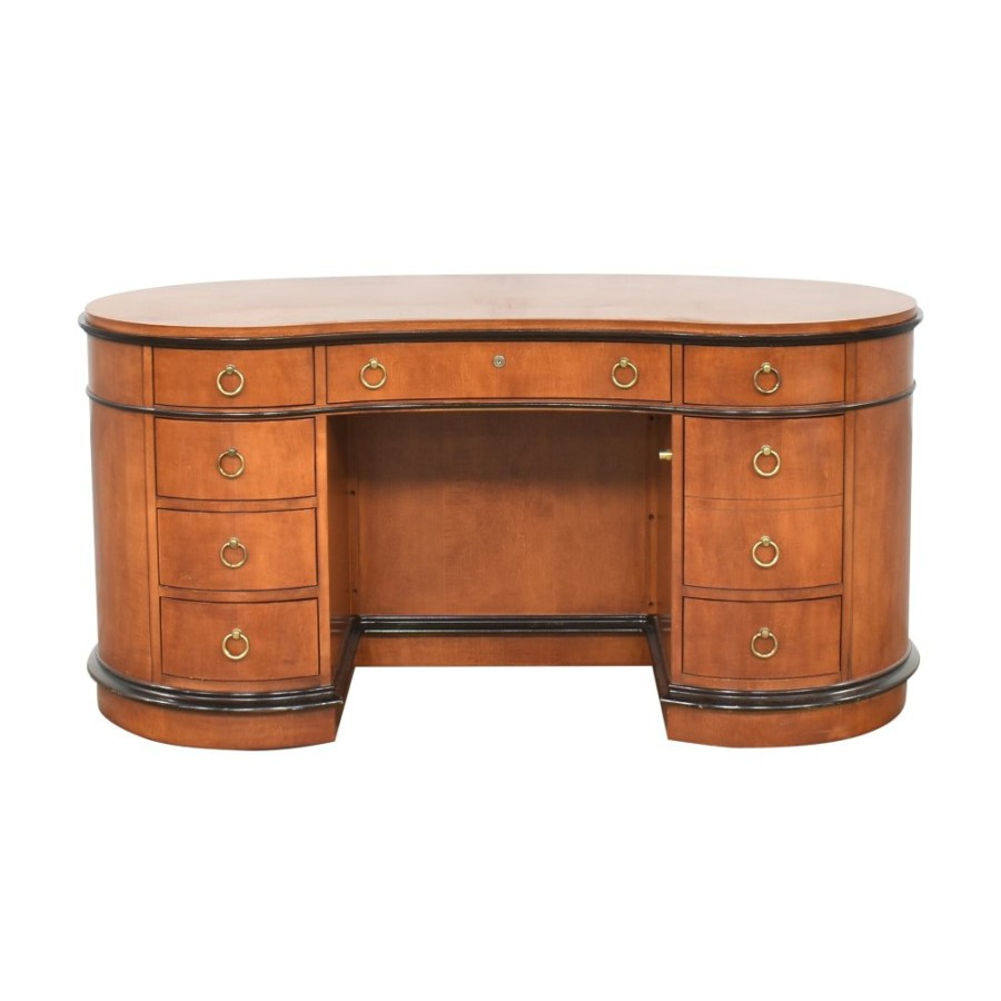 Tables Unknown  | Art Deco Kidney Executive Desk