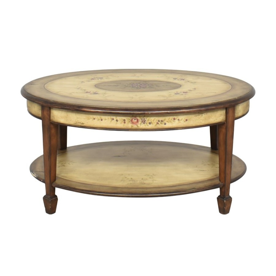 Tables Raymour & Flanigan  | Raymour & Flanigan Country French Coffee Table