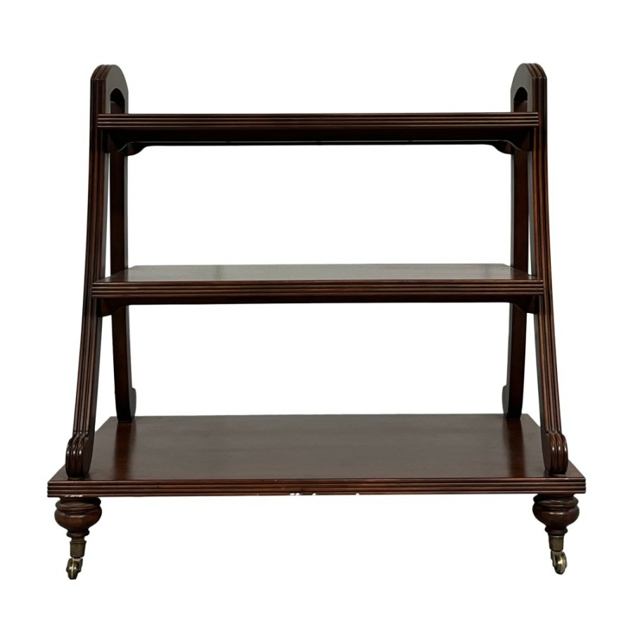 Tables Ethan Allen  | Ethan Allen British Classics Three Tier Serving Cart