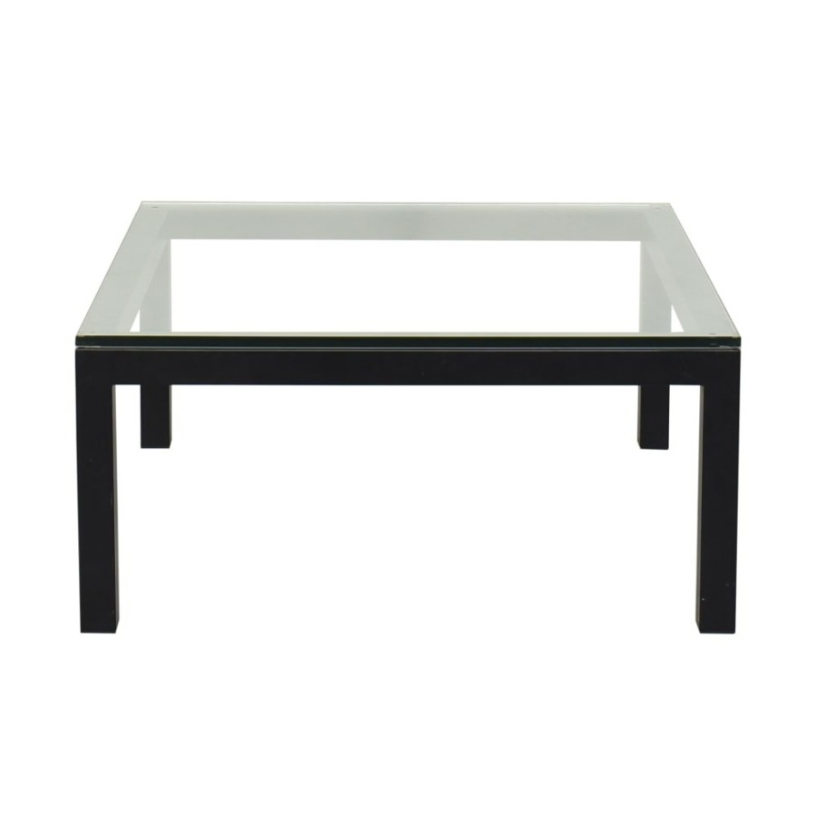 Tables Crate & Barrel  | Crate & Barrel Parsons Square Coffee Table