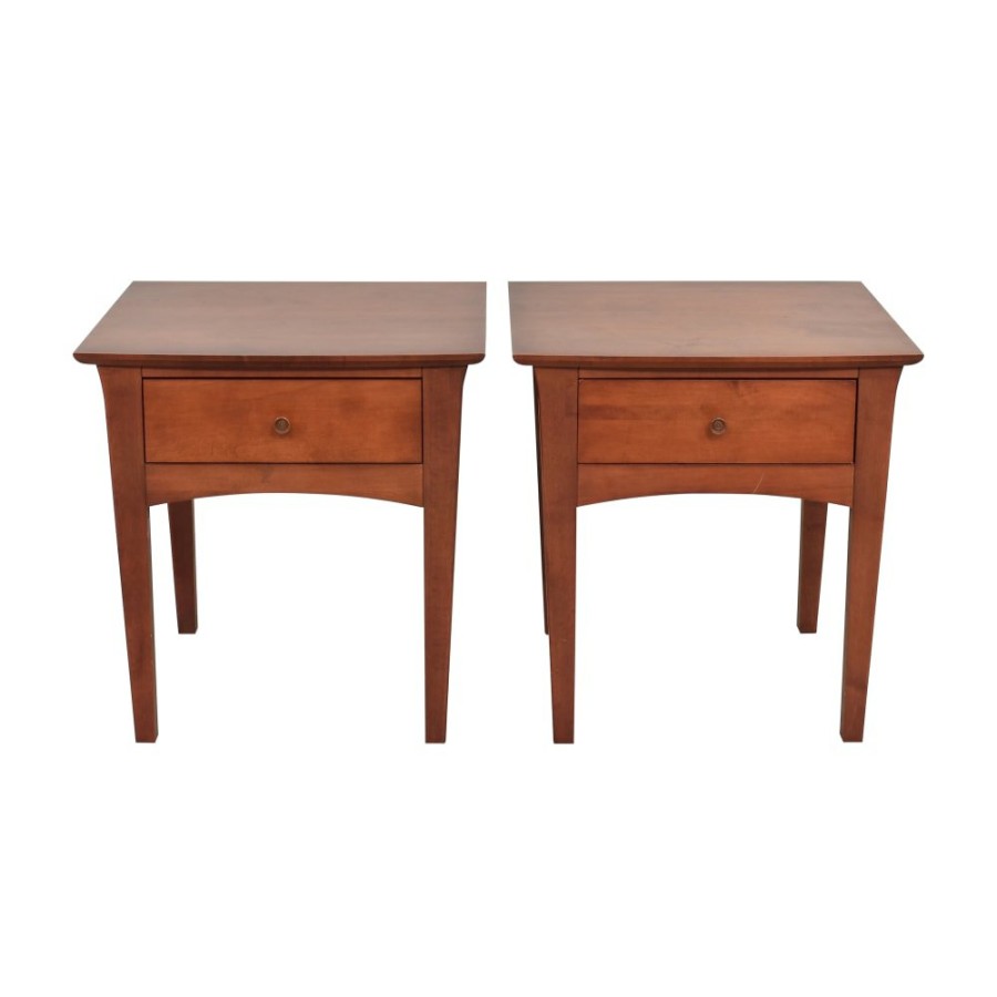 Tables Baronet  | Baronet Shaker Style Single Drawer Nightstands