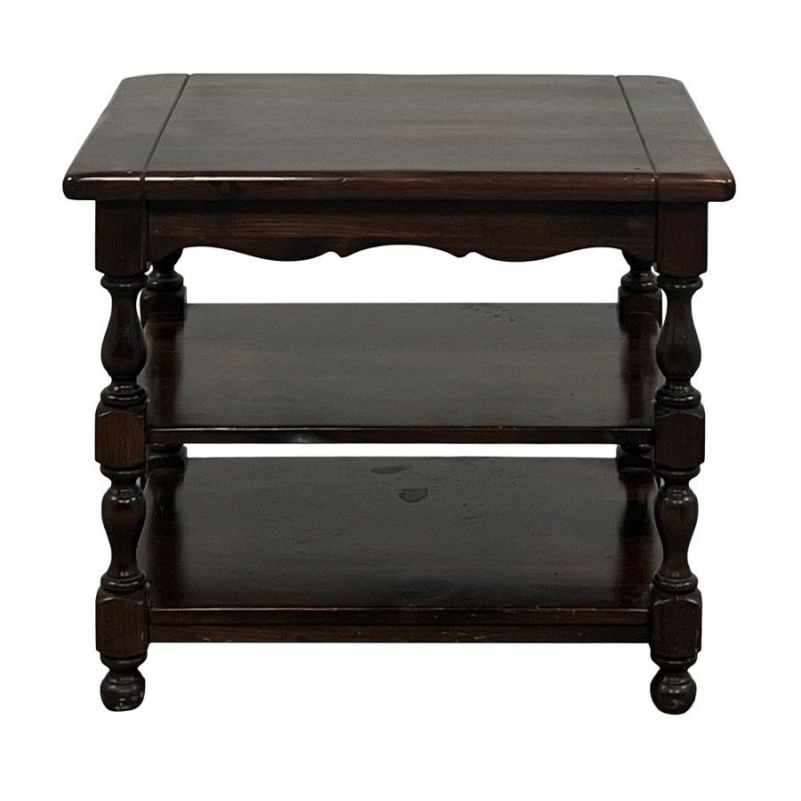 Tables Ethan Allen  | Ethan Allen French Country Tri-Tier Side Table