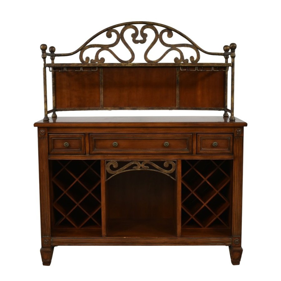 Storage Unknown  | Traditional Sideboard With Wine Storage And Hutch