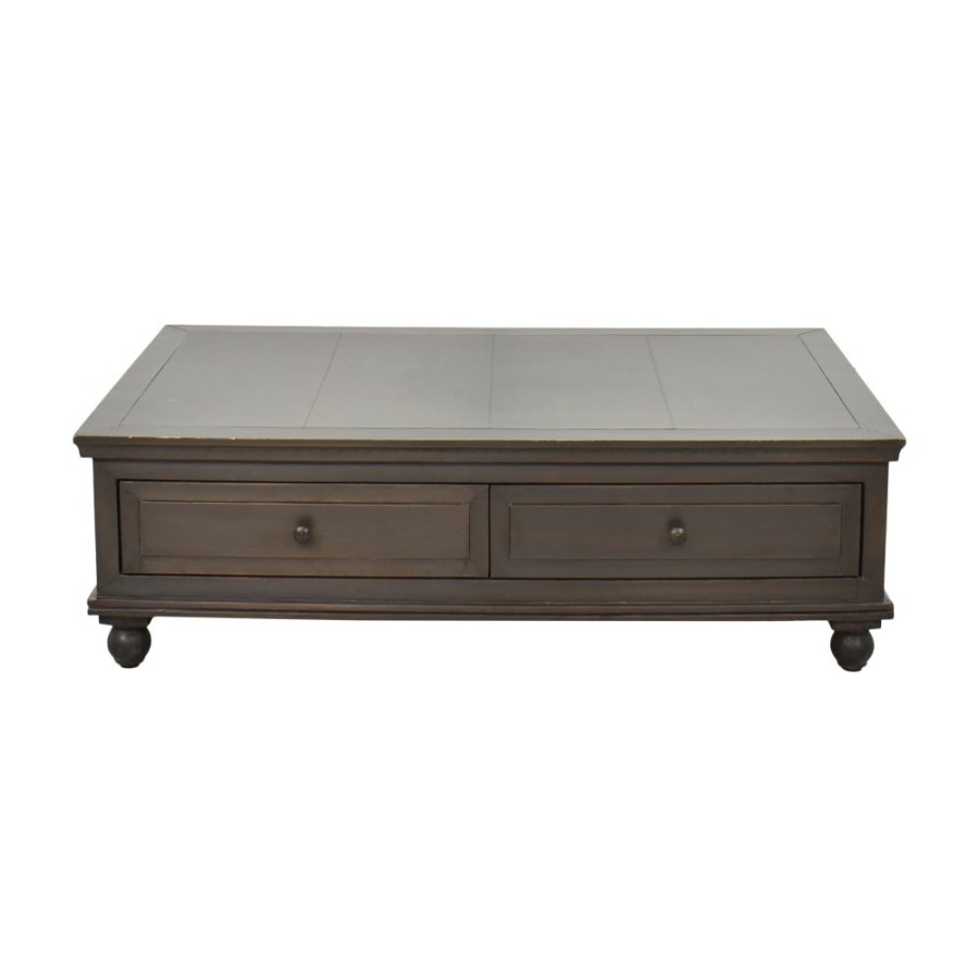 Tables Restoration Hardware  | Restoration Hardware Annecy Wrapped Coffee Table