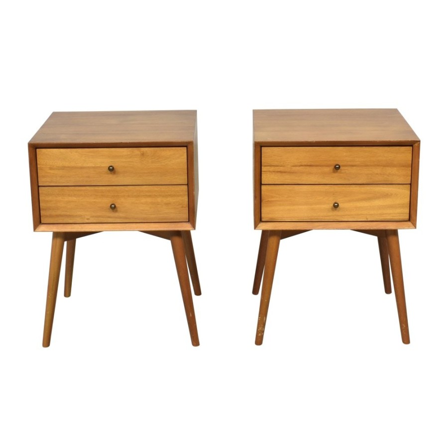 Tables West Elm  | West Elm Mid Century Closed Nightstands