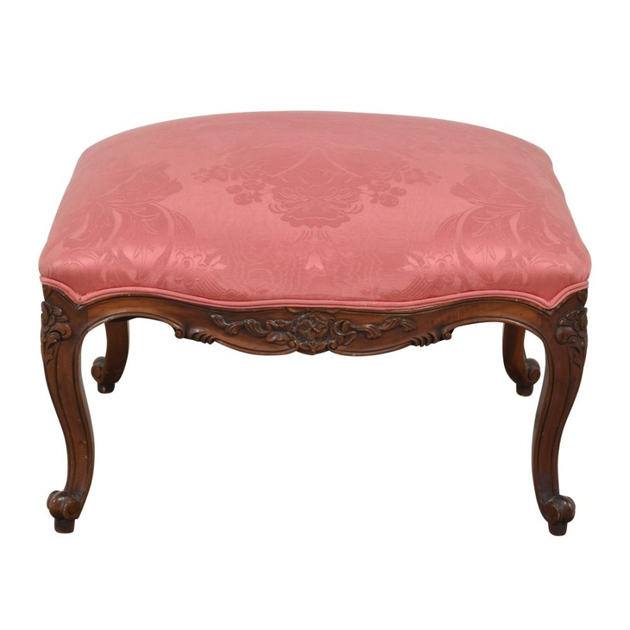 Storage Unknown  | Vintage Upholstered Footstool