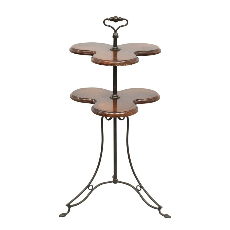 Tables Unknown  | Vintage Tiered Pedestal Table