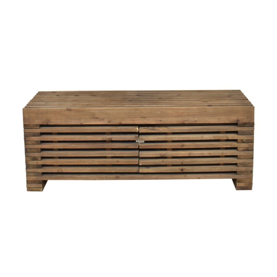 Storage Restoration Hardware  | Restoration Hardware Reclaimed Slat Media Console