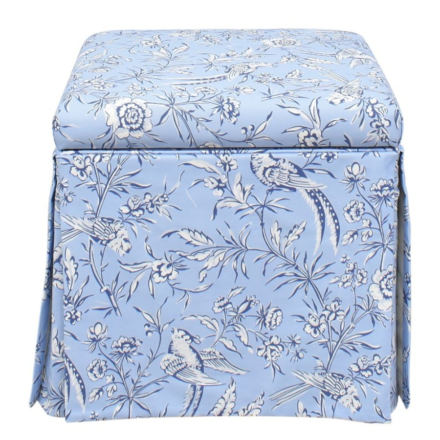 Storage The Inside  | The Inside Skirted Storage Ottoman