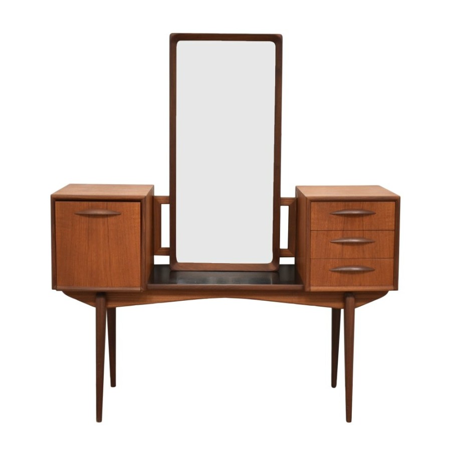 Tables Unknown  | Svenska Mobler Mid-Century Modern Vanity And Mirror