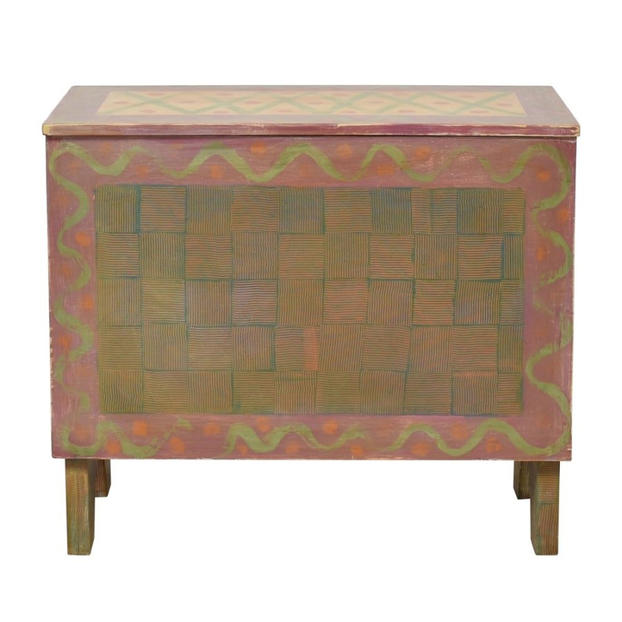 Storage Unknown  | Hand-Painted Storage Trunk