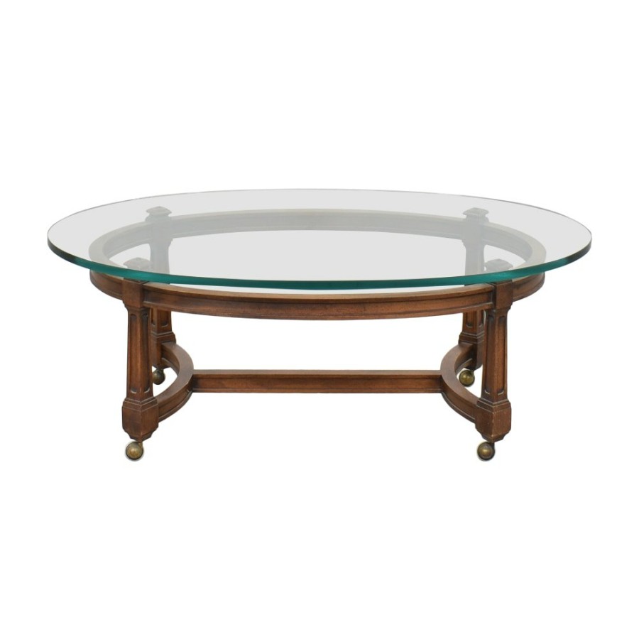 Tables Unknown  | Vintage Oval Coffee Table