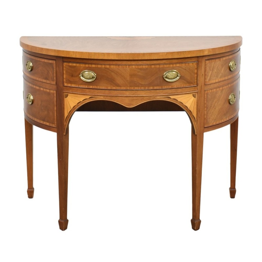 Tables Baker Furniture  | Baker Furniture Federal Demilune Console