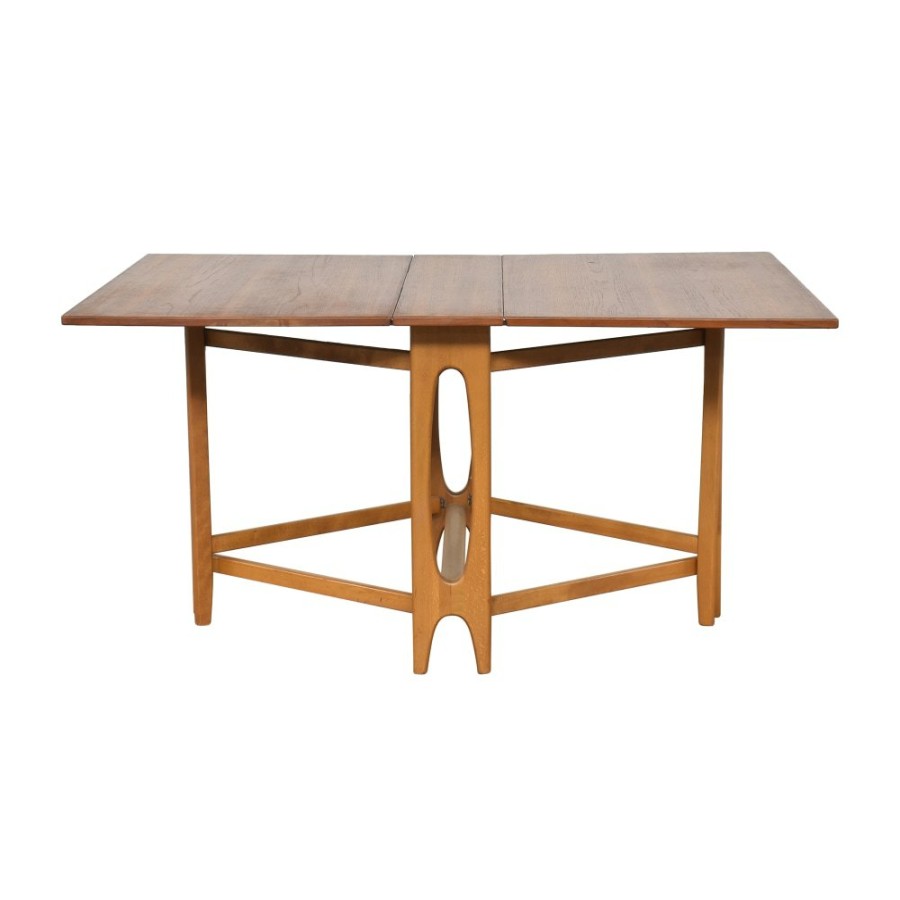 Tables Unknown  | Mid-Century Danish-Style Gate Leg Dining Table