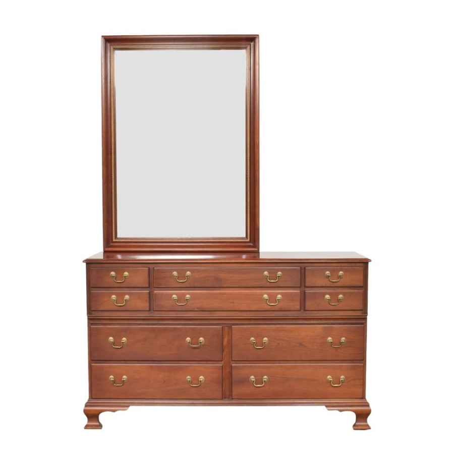 Storage Pennsylvania House  | Pennsylvania House Chippendale Ten Drawer Dresser With Mirror