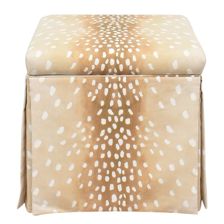 Storage The Inside  | The Inside Skirted Storage Ottoman