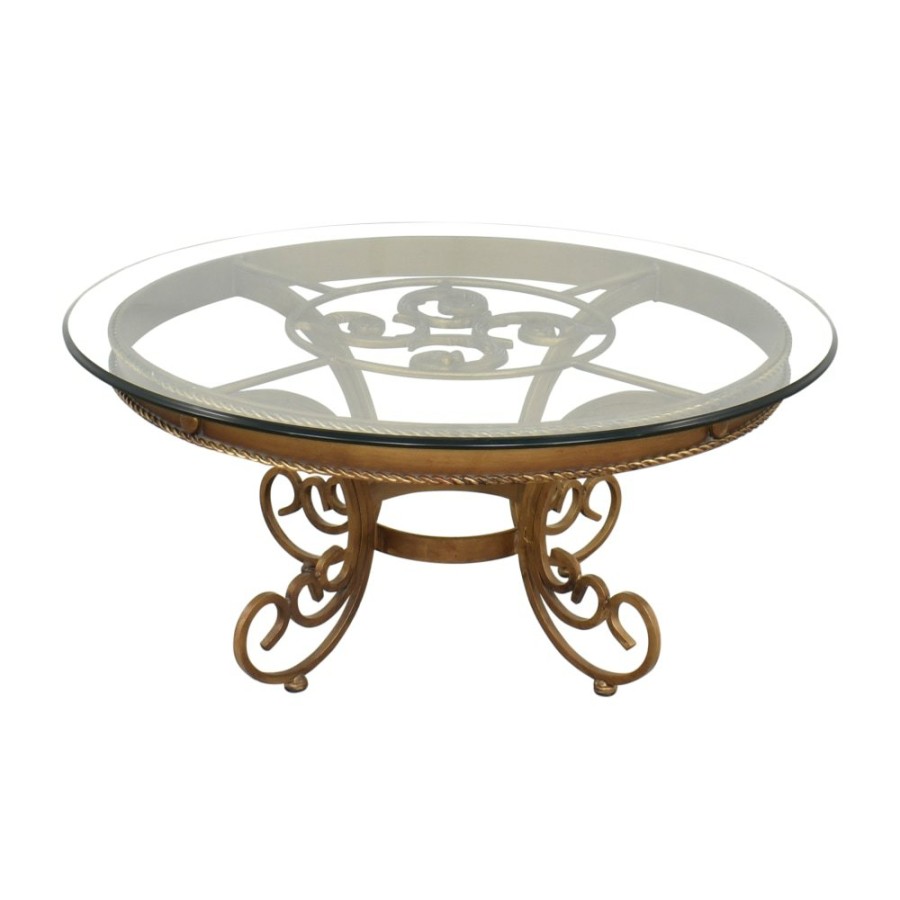 Tables Unknown  | Regency Scrolled Round Coffee Table