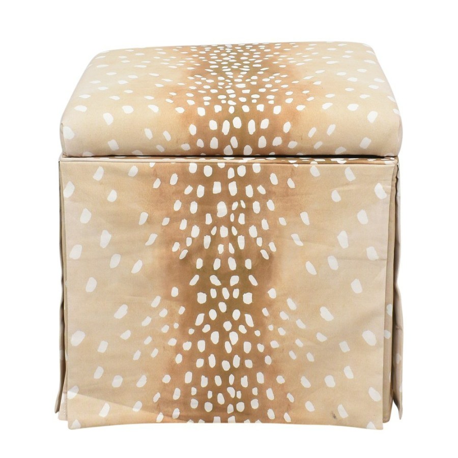 Storage The Inside  | The Inside Skirted Storage Ottoman