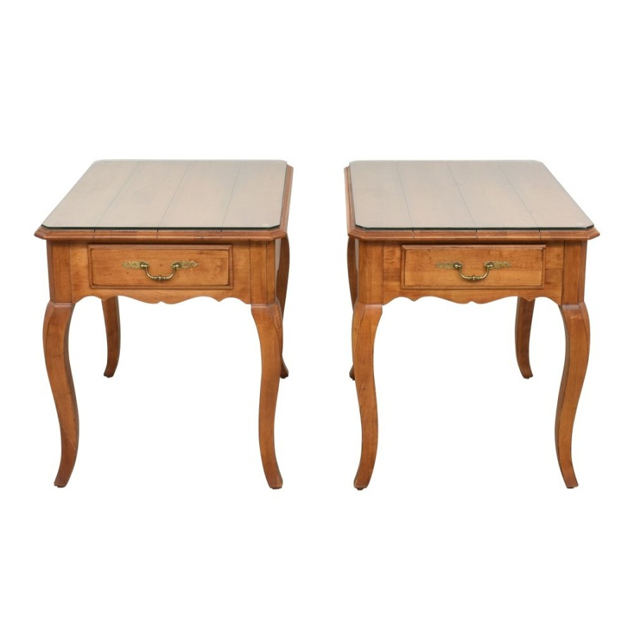 Tables Ethan Allen  | Ethan Allen Cabriole End Tables