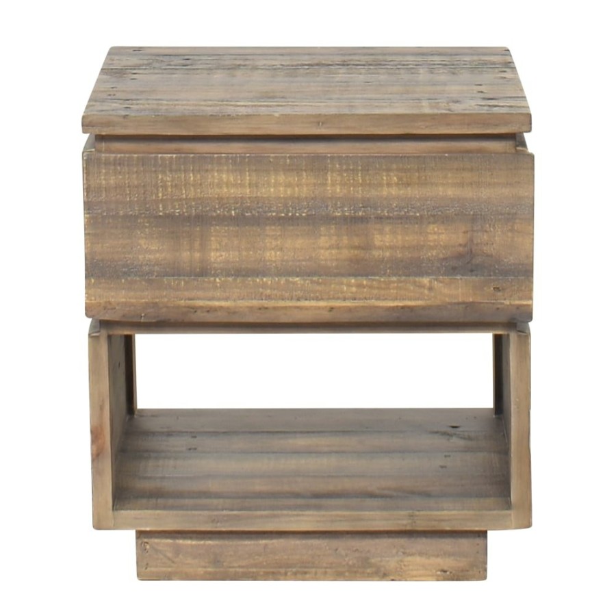 Tables West Elm  | West Elm Emmerson Modern Reclaimed Nightstand