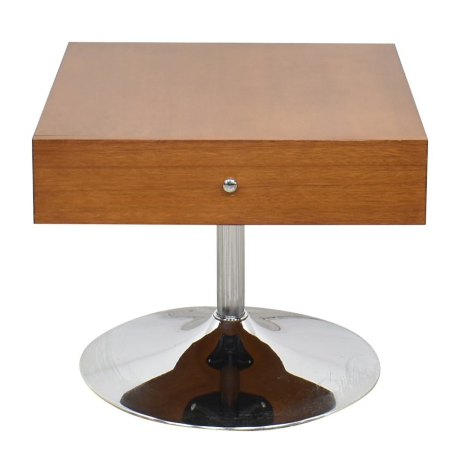 Tables Mitchell Gold + Bob Williams  | Mitchell Gold + Bob Williams Mid-Century Pedestal Square Table