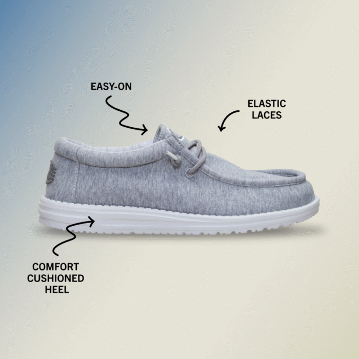 Wally Stretch Jersey Wide – Grey - Image 2