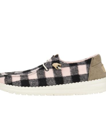 Wendy Buffalo Plaid – Pale Pink/Black