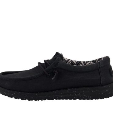 Wally Youth Stretch Canvas – Black/Black