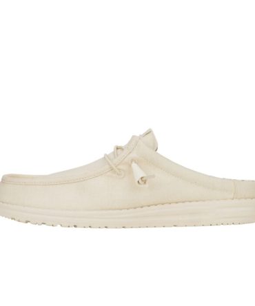 Wally Slip Stretch Canvas – Bone White