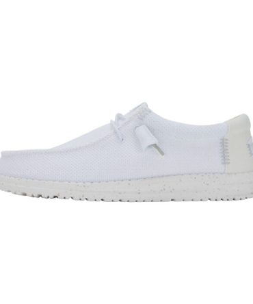 Wally Stretch Sox Wide – White