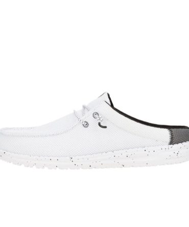 Wally Slip Varsity – White/Black