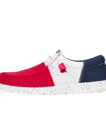 Wally Tri Varsity Mesh – Red/Navy