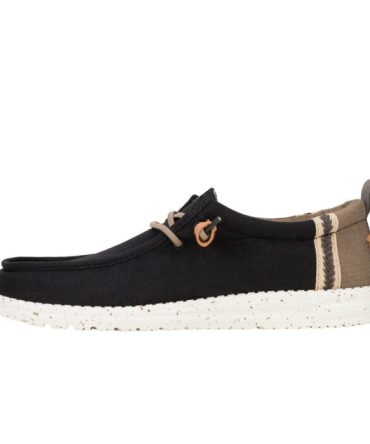 Wally Craft Linen – Black/Walnut