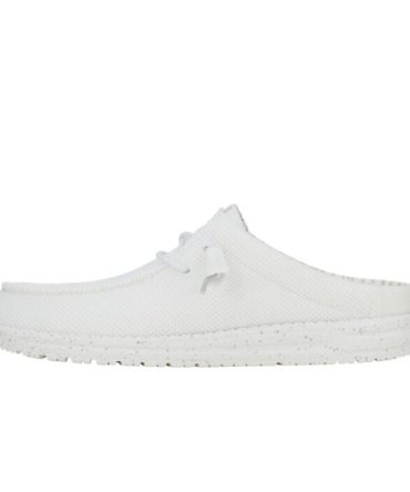 Wally Slip Stretch Sox – White