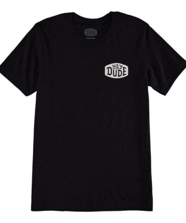 HEYDUDE Buckle Tee – Black