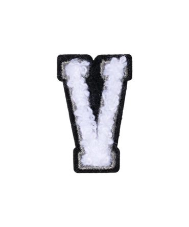 Letter V Patch – V Black/White